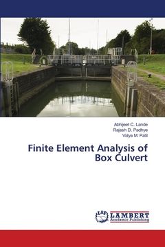 portada Finite Element Analysis of Box Culvert (en Inglés)