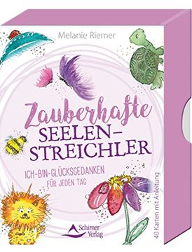 portada Zauberhafte Seelenstreichler: Ich-Bin-Glücksgedanken für Jeden tag - 40 Karten mit Begleitbuch (en Alemán)