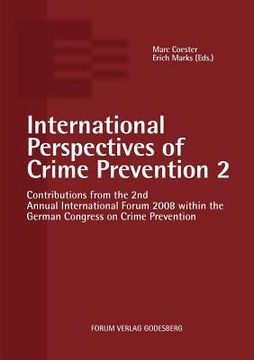 portada international perspectives of crime prevention 2 (en Inglés)