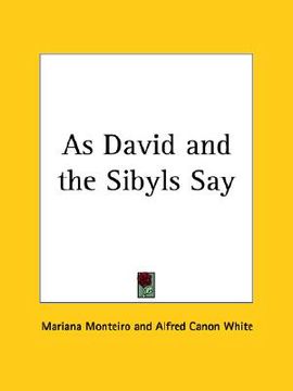 portada as david and the sibyls say (en Inglés)
