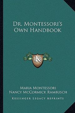 portada dr. montessori's own handbook (in English)