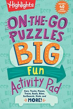 portada On-The-Go Puzzles big fun Activity pad (Highlights big fun Activity Pads) (en Inglés)