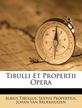 portada tibulli et propertii opera (en Inglés)