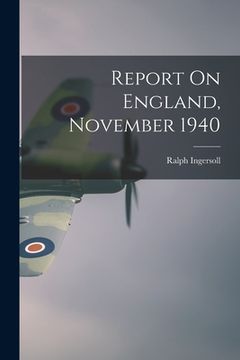 portada Report On England, November 1940
