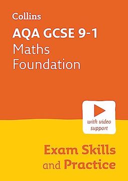 portada Collins GCSE Maths 9-1 -- Aqa GCSE 9-1 Maths Foundation Exam Skills Workbook: Interleaved Command Word Practice (en Inglés)