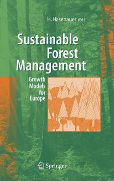 portada sustainable forest management: growth models for europe (en Inglés)