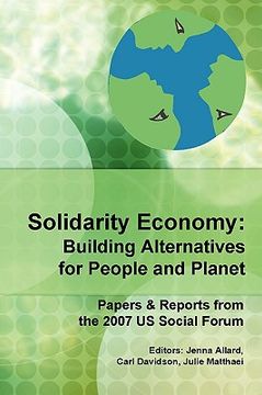 portada solidarity economy: building alternatives for people and planet (en Inglés)