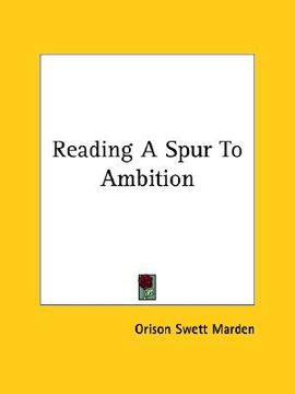 portada reading a spur to ambition