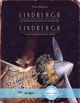 portada Lindbergh. Kinderbuch Deutsch-Spanisch mit Mp3-Hörbuch zum Herunterladen (en Alemán)