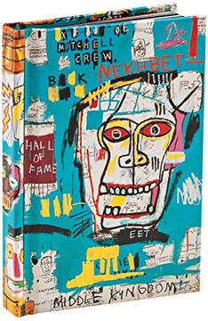 portada Skulls by Jean-Michel Basquiat Mini Notebook: Pocket Size Mini Hardcover Notebook With Painted Edge Paper 