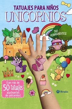 portada Tatuajes para niños. Unicornios (in Spanish)