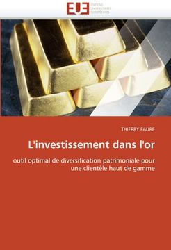 portada L'Investissement Dans L'Or