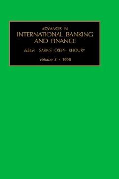 portada advances in international banking and finance: vol 3 (en Inglés)