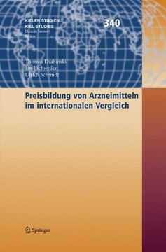 portada Preisbildung von Arzneimitteln im internationalen Vergleich (Kieler Studien - Kiel Studies) (German Edition)