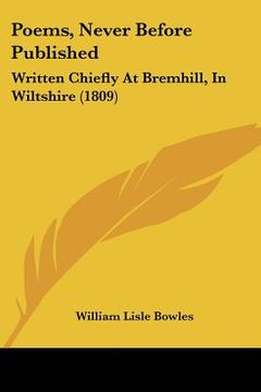 portada poems, never before published: written chiefly at bremhill, in wiltshire (1809) (in English)