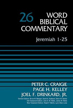 portada Jeremiah 1-25, Volume 26 (26) (Word Biblical Commentary) (in English)