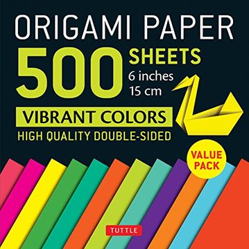 portada Origami Paper 500 Sheets (in English)