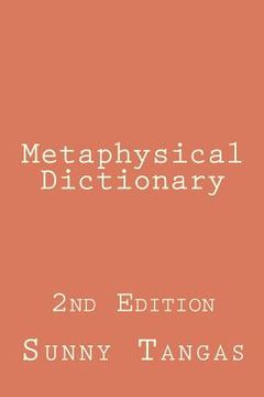 portada metaphysical dictionary (in English)