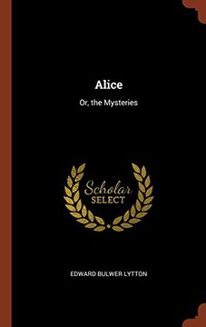 portada Alice: Or, the Mysteries