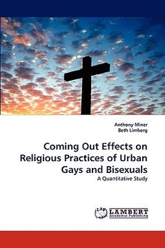 portada coming out effects on religious practices of urban gays and bisexuals (en Inglés)