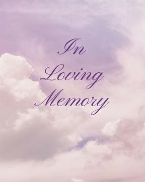 portada In Loving Memory (en Inglés)