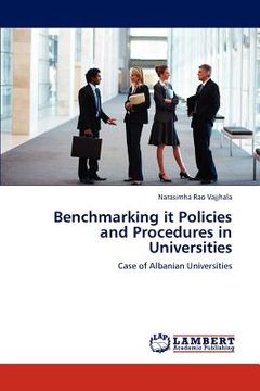 portada benchmarking it policies and procedures in universities (en Inglés)