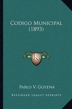 portada Codigo Municipal (1893)