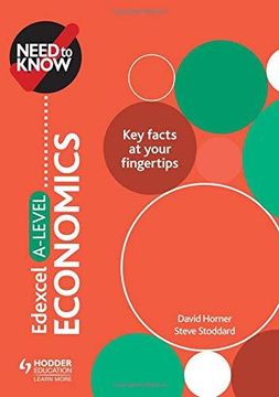 portada Need to Know: Edexcel A-level Economics (Paperback) (en Inglés)