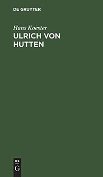 portada Ulrich von Hutten: Trauerspiel in Fünf Akten (en Alemán)