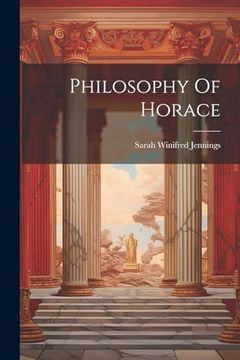portada Philosophy of Horace (en Inglés)