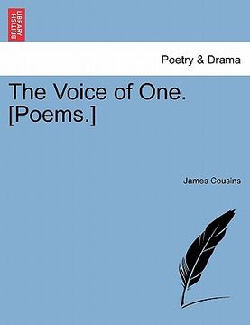 portada the voice of one. [poems.] (en Inglés)
