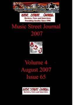 portada Music Street Journal 2007: Volume 4 - August 2007 - Issue 65 Hardcover Edition (in English)