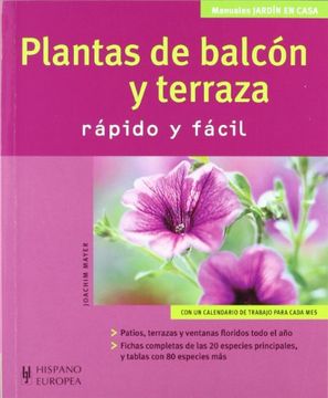 portada Plantas de Balcón y Terraza (Jardín en Casa)
