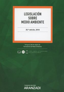 portada Legislación Sobre Medio Ambiente (Papel + E-Book) (in Spanish)