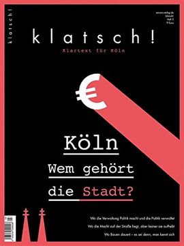 portada Klatsch! Klartext für Köln (in German)