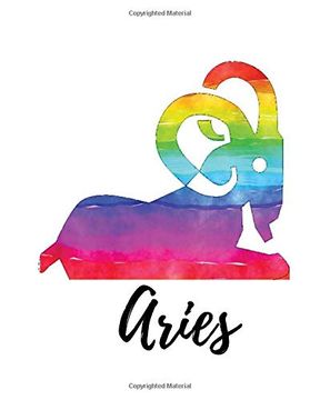 portada Aries: Dot Grid Journal Rainbow 