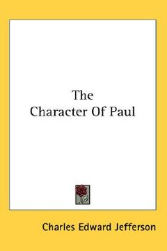 portada the character of paul