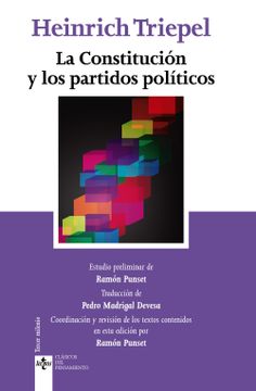 portada La Constitución y los Partidos Políticos (Clásicos - Clásicos del Pensamiento) (in Spanish)