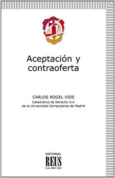 portada Aceptación Y Contraoferta (jurídica General-monografías)