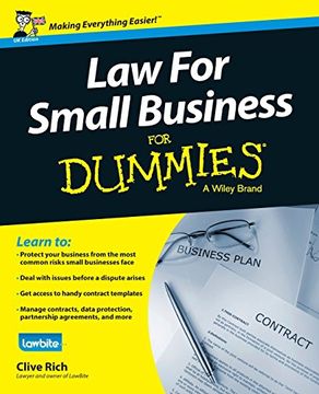 portada Law for Small Business for Dummies - uk (in English)