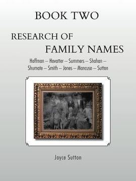 portada research of family names (en Inglés)