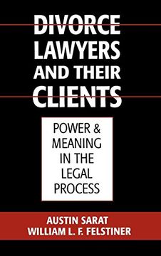 portada Divorce Lawyers and Their Clients: Power and Meaning in the Legal Process 