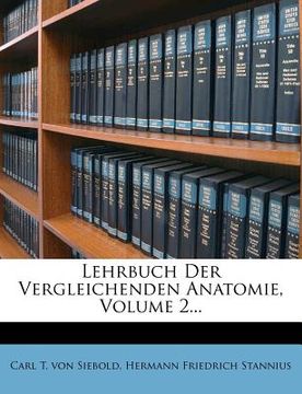 portada lehrbuch der vergleichenden anatomie, volume 2... (en Inglés)