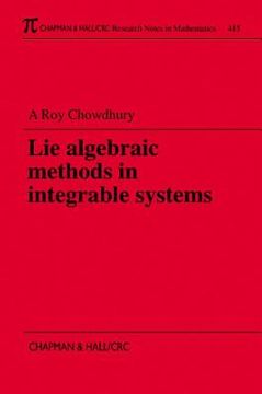 portada lie algebraic methods in integrable systems (en Inglés)