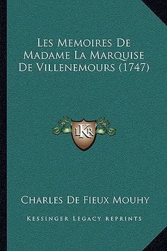 portada les memoires de madame la marquise de villenemours (1747) (in English)
