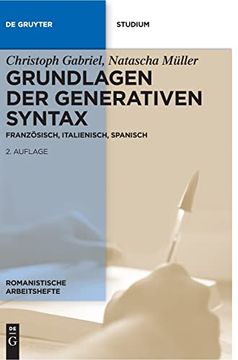 portada Grundlagen der Generativen Syntax: Franzsisch, Italienisch, Spanisch: 51 (Romanistische Arbeitshefte) (en Alemán)