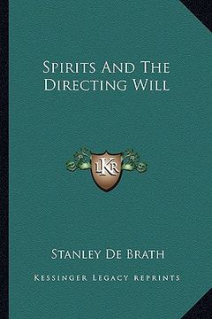 portada spirits and the directing will (en Inglés)