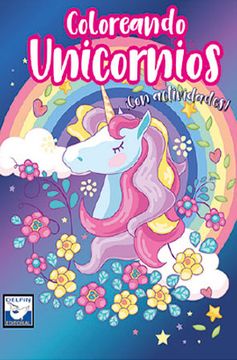 portada Colorea Unicornios