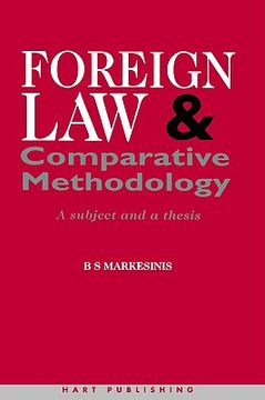 portada foreign law and comparative methodology