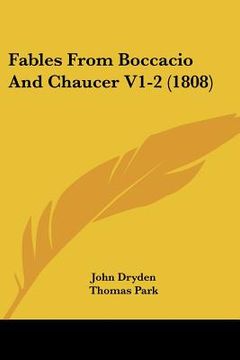 portada fables from boccacio and chaucer v1-2 (1808) (en Inglés)